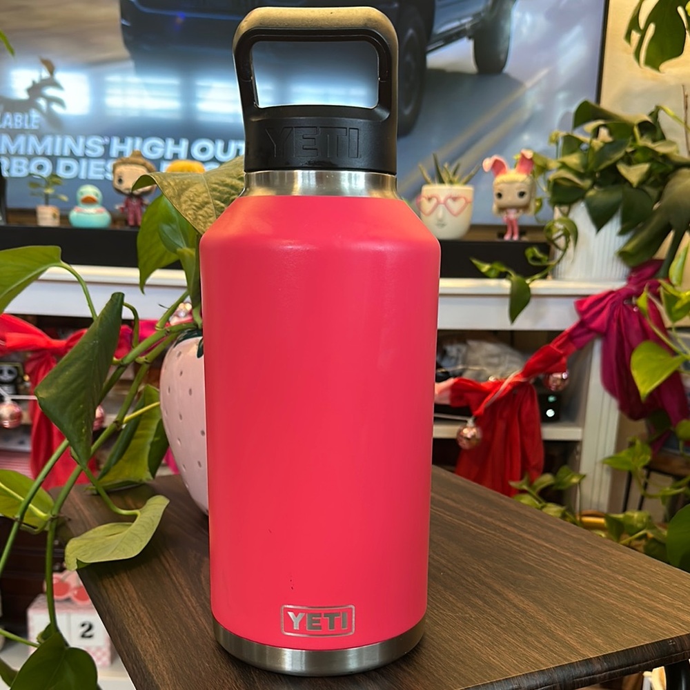 YETI Pink Stainless Steel Bottle
